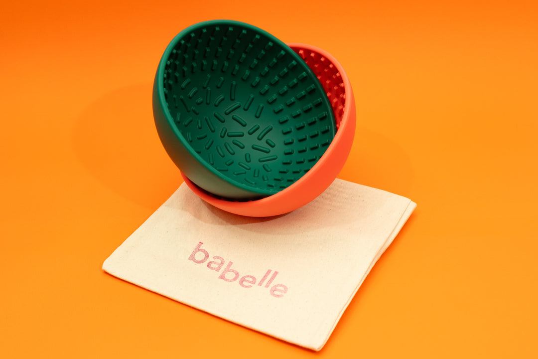 The Wiggler Lick Bowl- Hunter Green | Babelle - Babelle