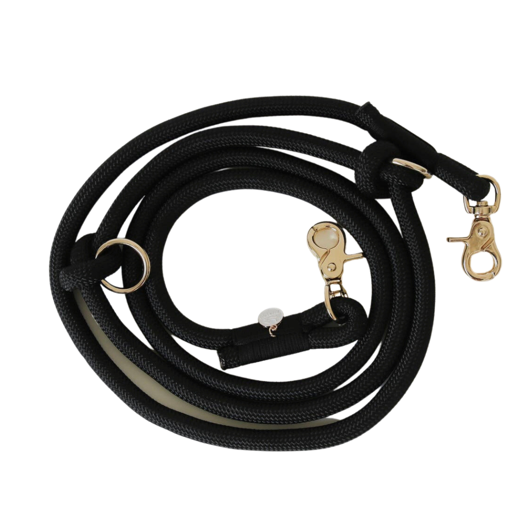 Black Handsfree Leash | Furlou - Babelle