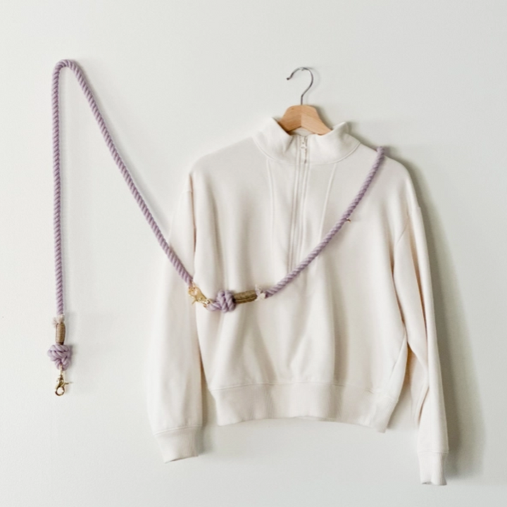 Lavender Handsfree Leash | Furlou - Babelle