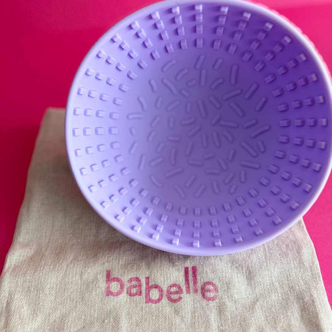 The Maxi Wiggler Lick Bowl - Lilac | Babelle - Babelle