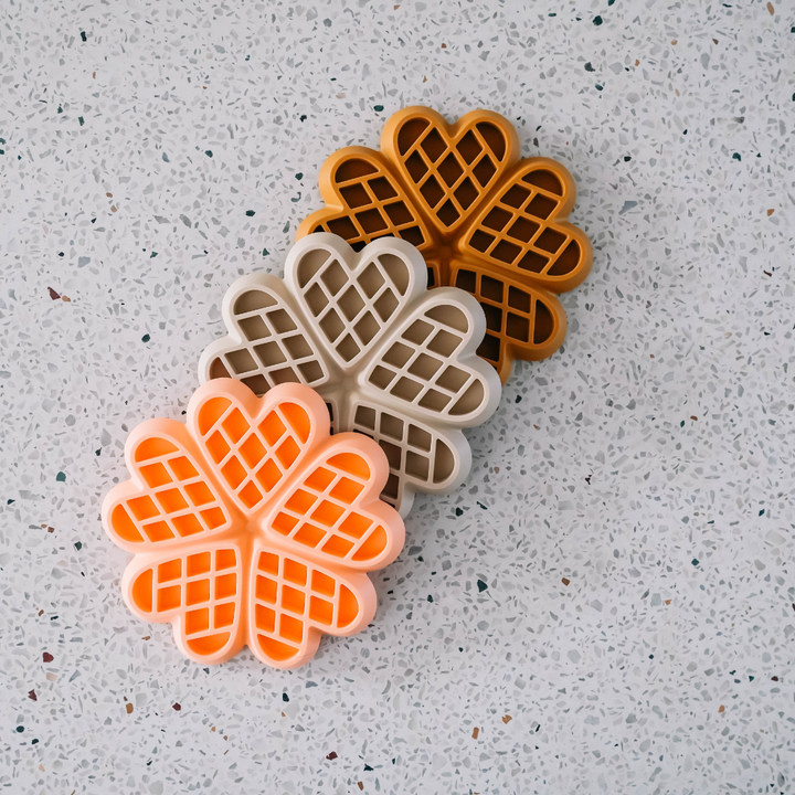 The Waffle Lickmat - Peach | Babelle - Babelle