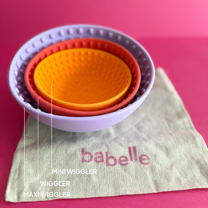 The Maxi Wiggler Lick Bowl - Lilac | Babelle - Babelle