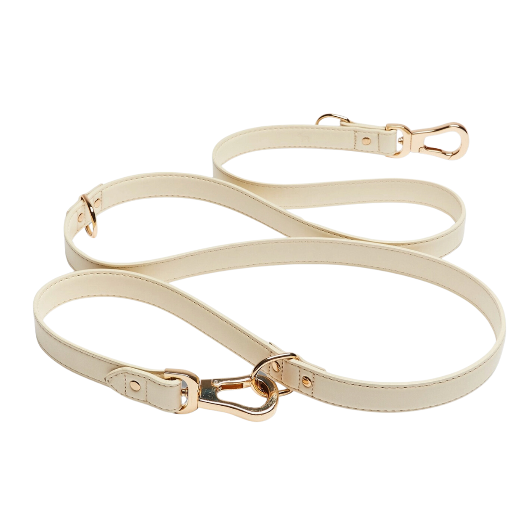 Light Ivory Versatile Leash | Barc London - Babelle