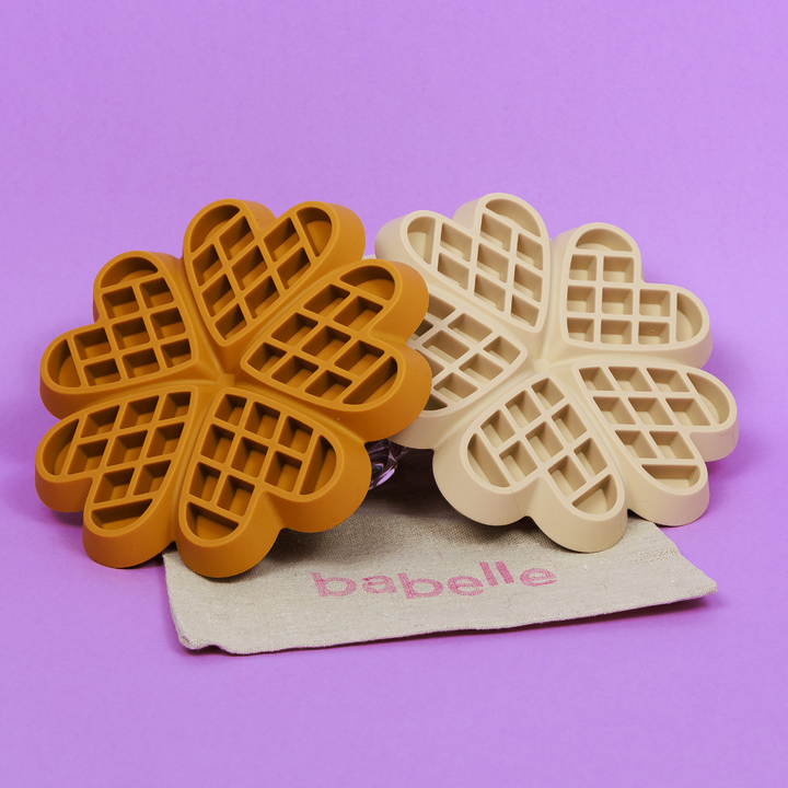 The Waffle Lickmat - Beige | Babelle - Babelle