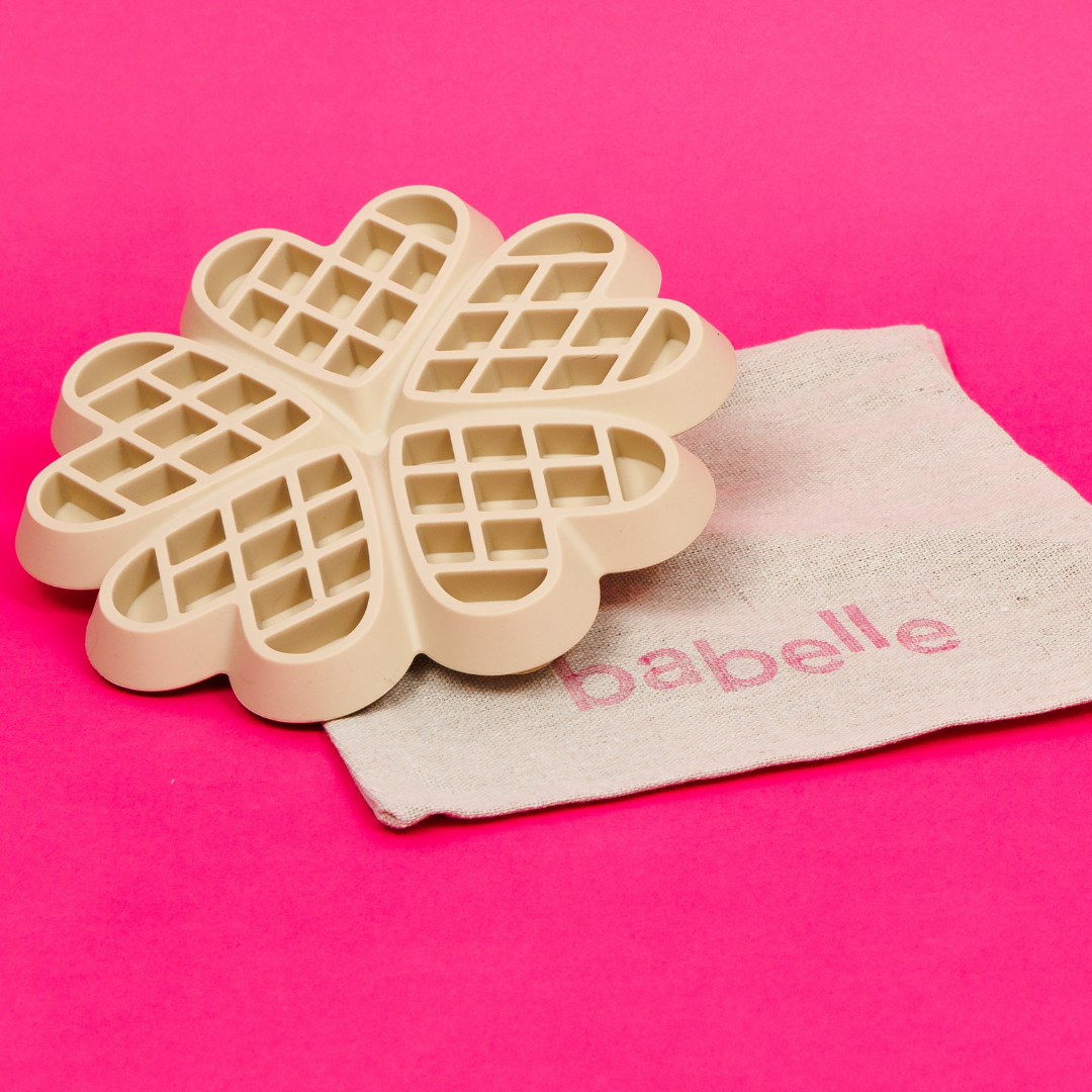 The Waffle Lickmat - Beige | Babelle - Babelle