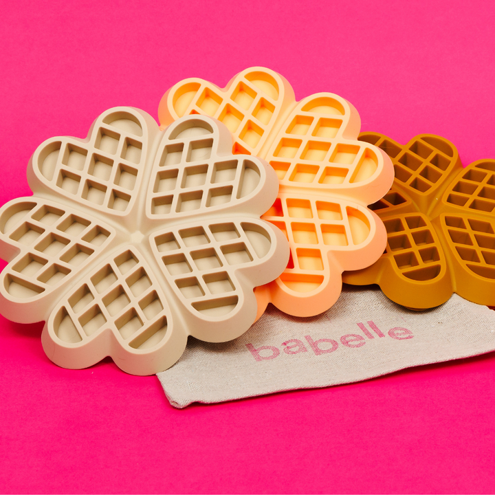 The Waffle Lickmat - Beige | Babelle - Babelle