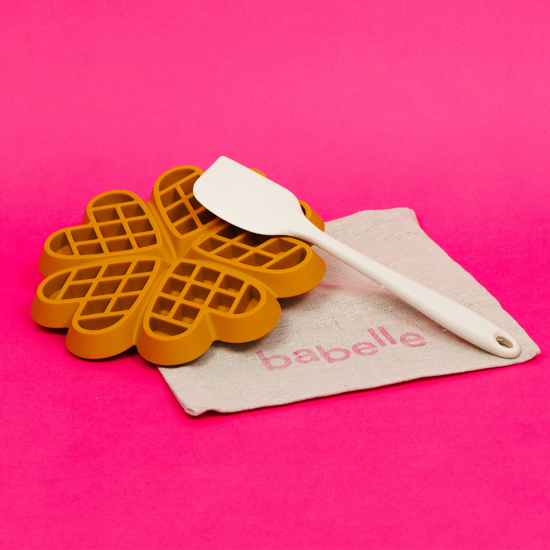 The Waffle Lickmat - Mustard | Babelle - Babelle