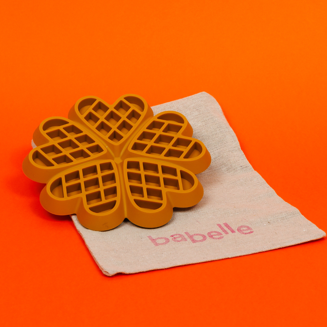 The Waffle Lickmat - Mustard | Babelle - Babelle