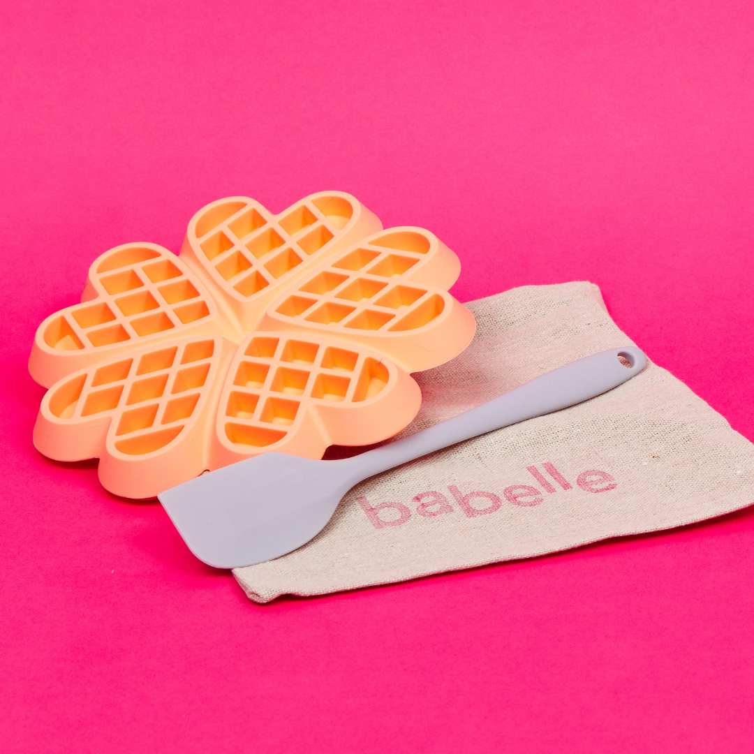 The Waffle Lickmat - Peach | Babelle - Babelle