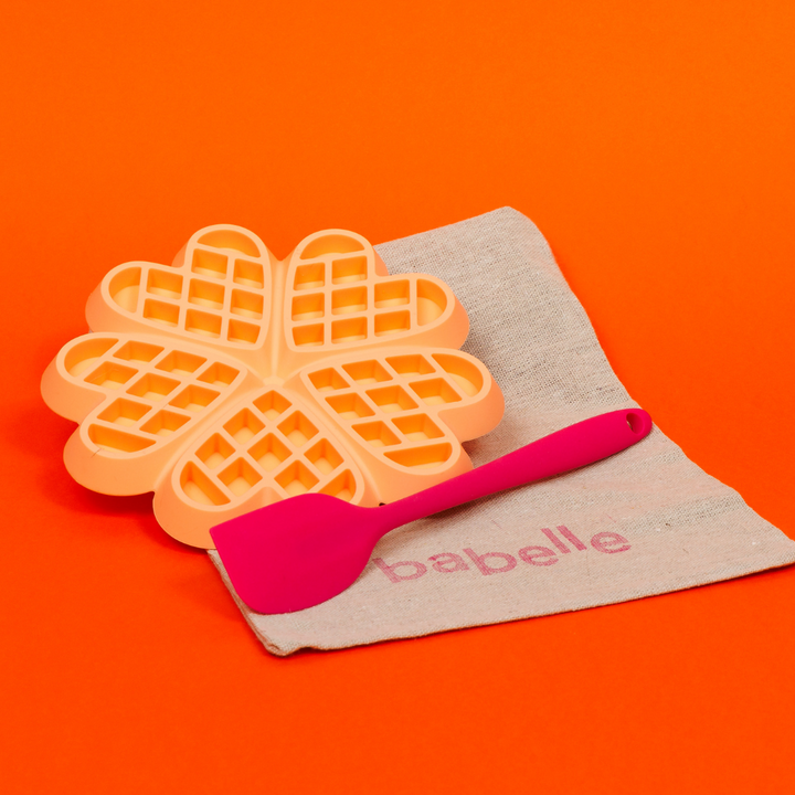 The Waffle Lickmat - Peach | Babelle - Babelle