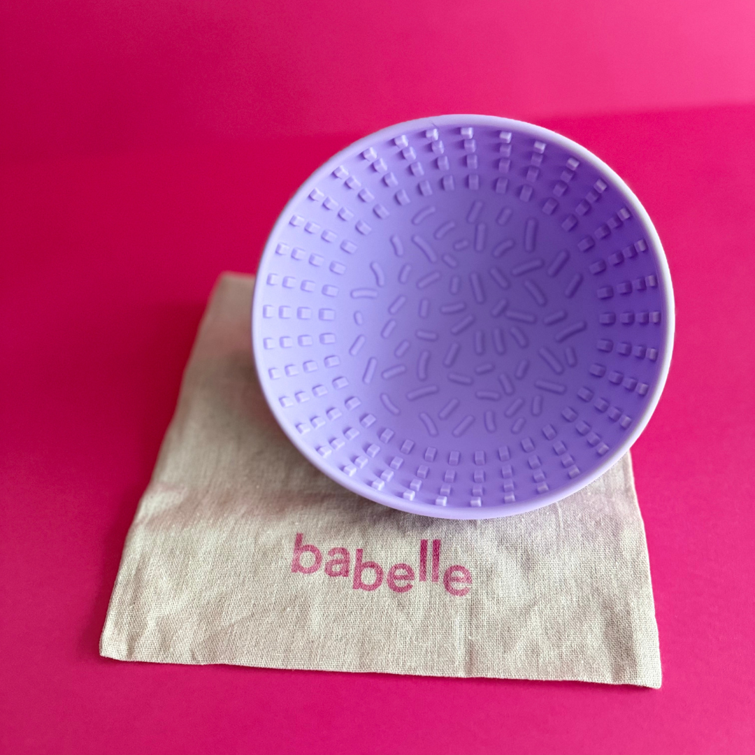 The Maxi Wiggler Lick Bowl - Lilac | Babelle - Babelle