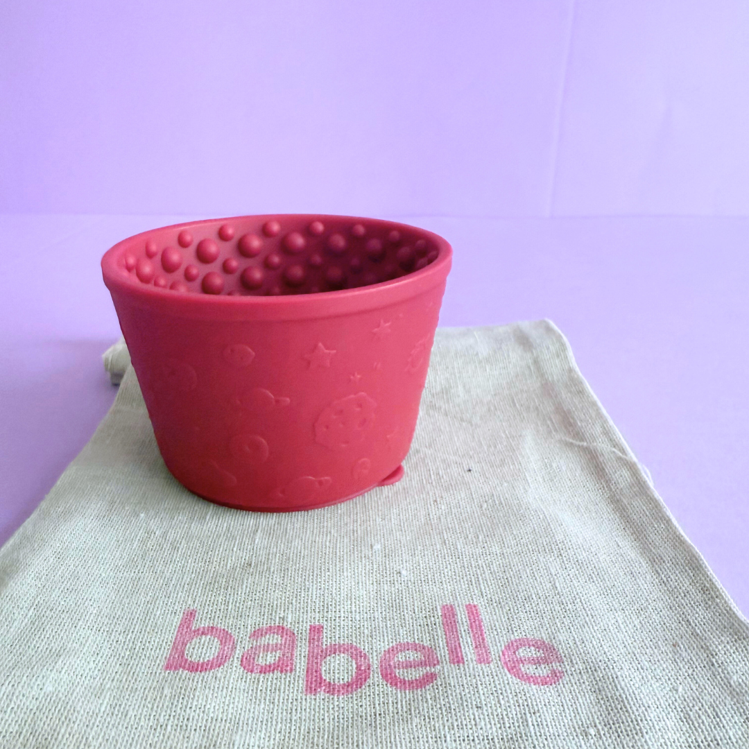 The Swirlie Lickbowl - Burgundy | Babelle - Babelle