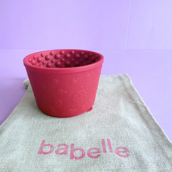 The Swirlie Lickbowl - Burgundy | Babelle - Babelle