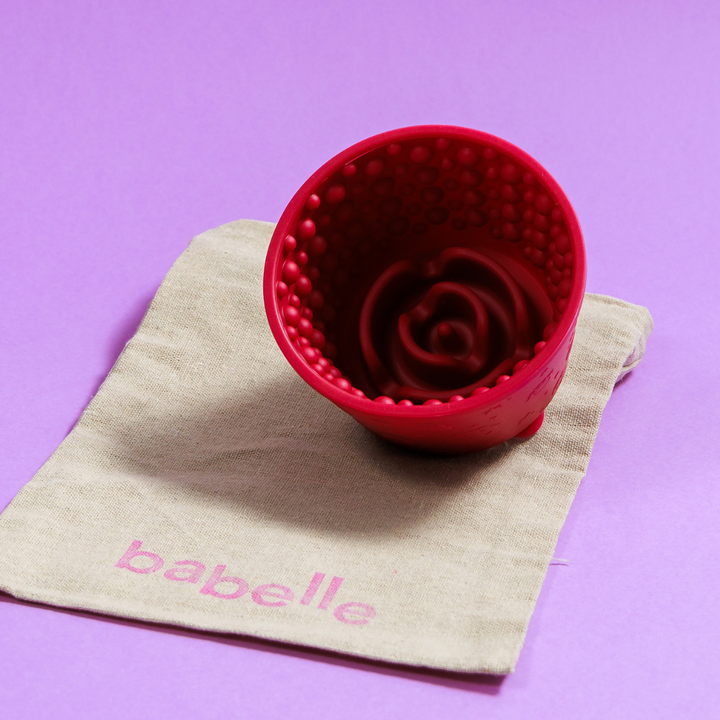 The Swirlie Lickbowl - Burgundy | Babelle - Babelle