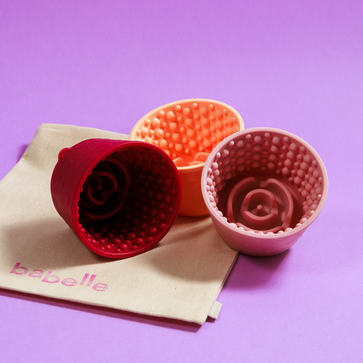 The Swirlie Lickbowl - Burgundy | Babelle - Babelle
