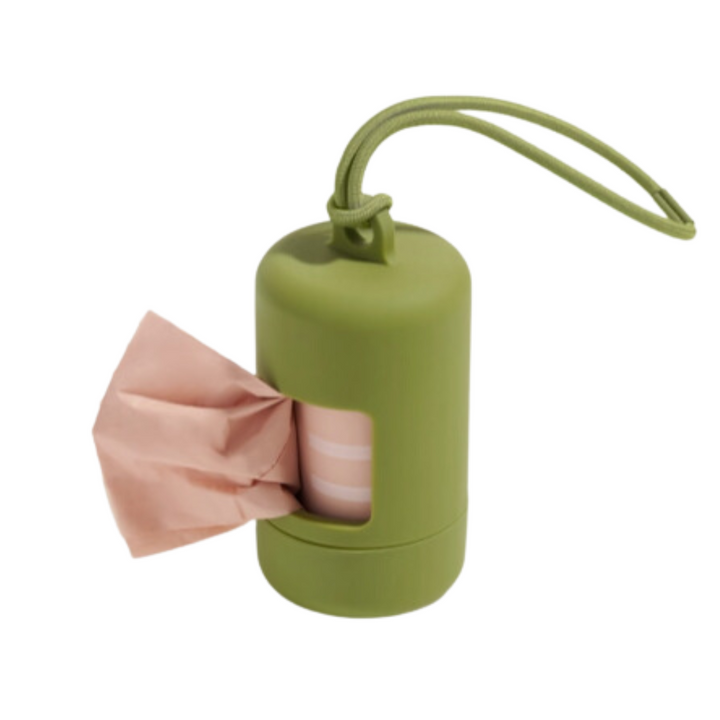 Olive Poopbag Carrier | Wild One - Babelle