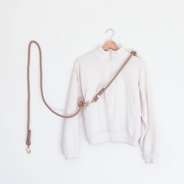 Tan Handsfree Leash | Furlou - Babelle