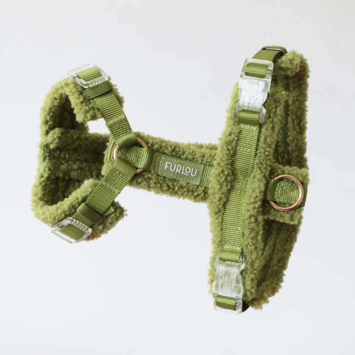 Lime Sherpa Harness| Furlou - Babelle