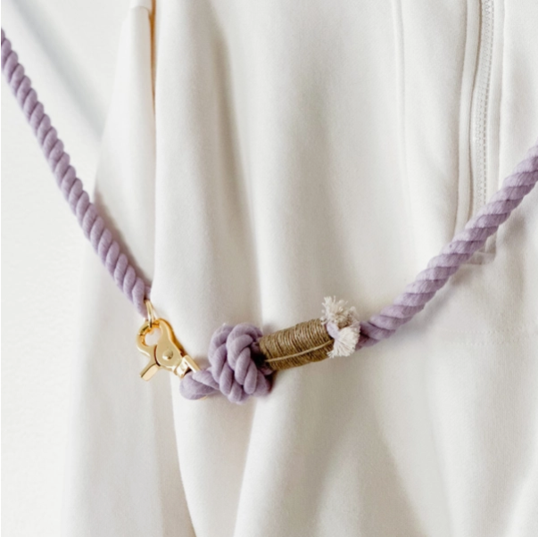 Lavender Handsfree Leash | Furlou - Babelle