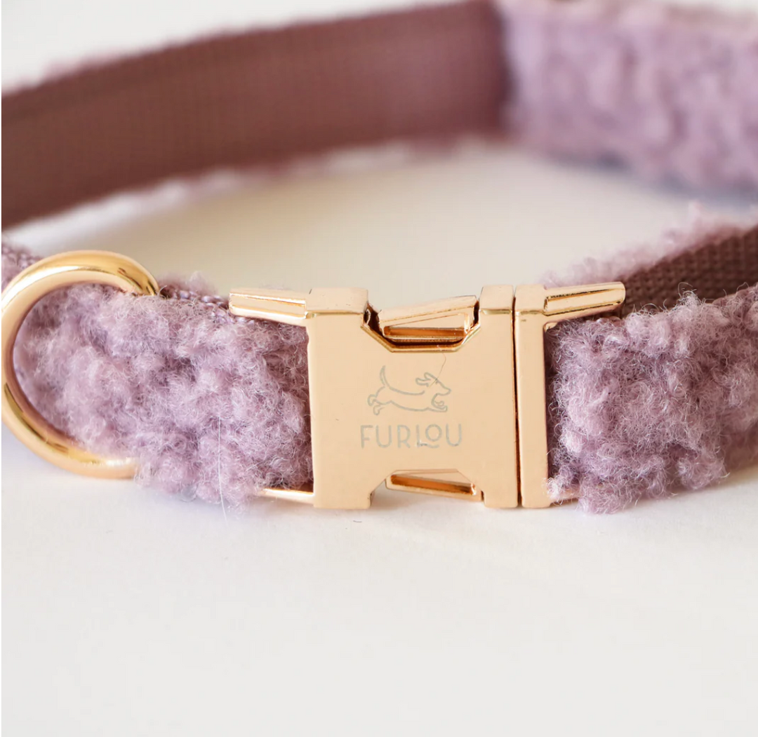 Lavender Sherpa collar | Furlou - Babelle