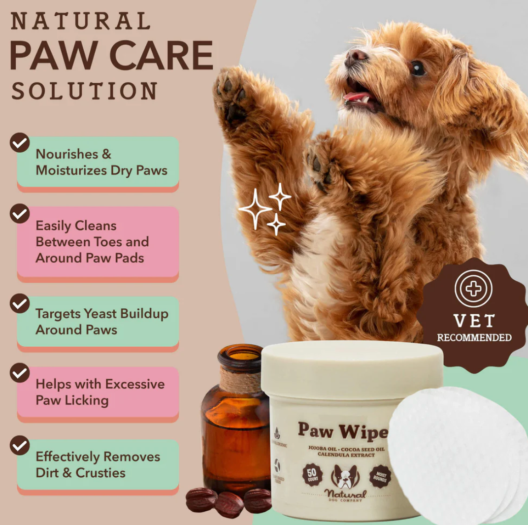 Paw Wipes | Natural dog company - Babelle