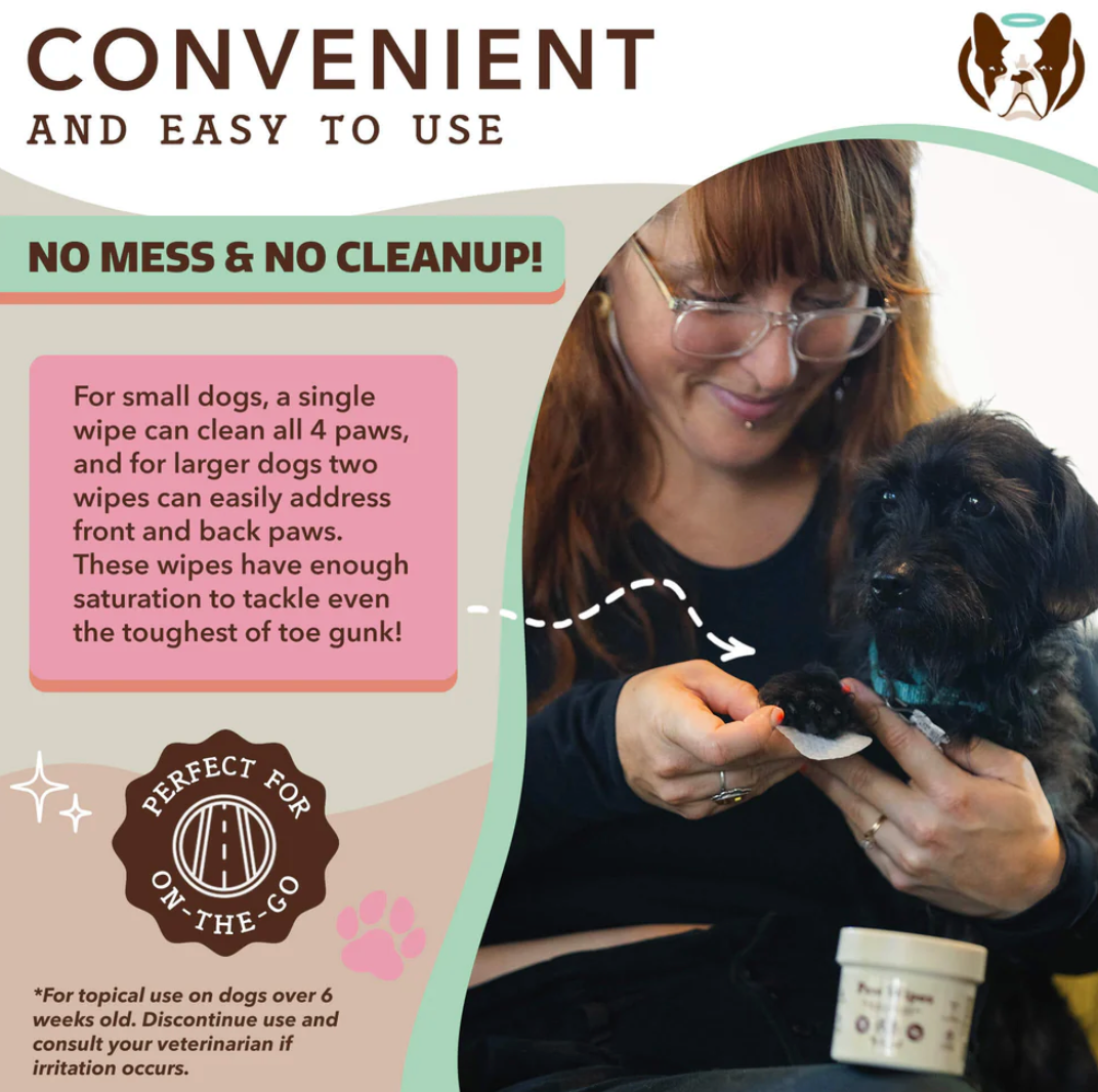 Paw Wipes | Natural dog company - Babelle