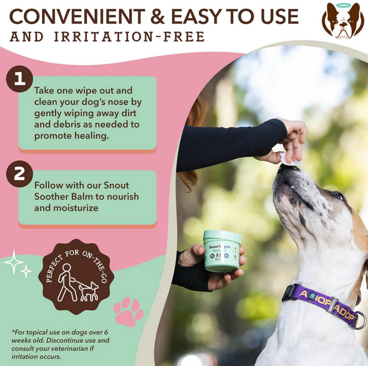 Snout Wipes | Natural dog company - Babelle