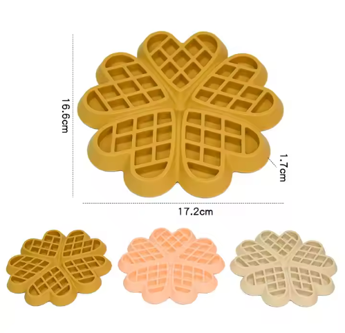 The Waffle Lickmat - Peach | Babelle - Babelle