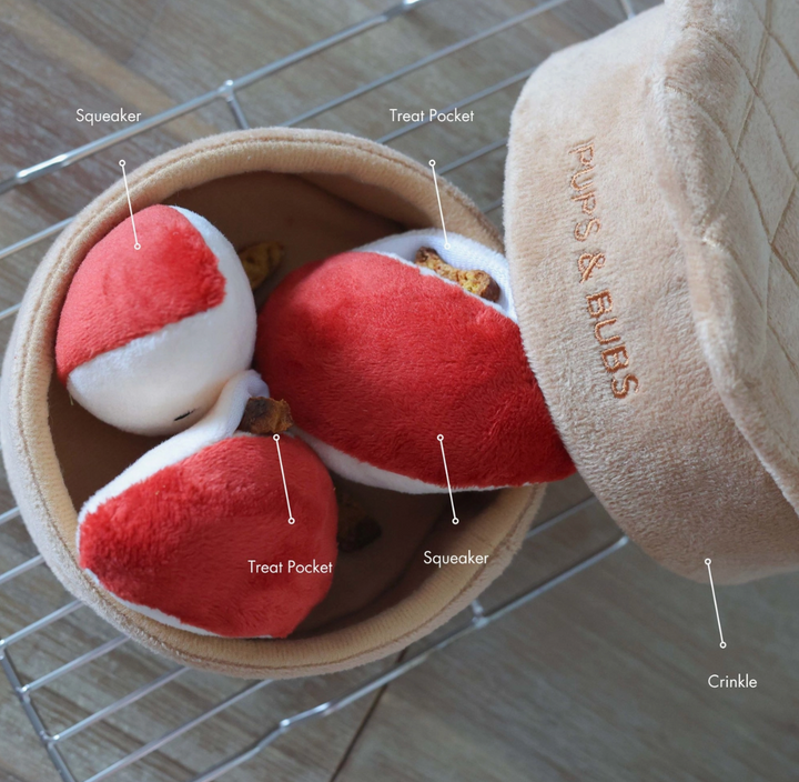 Apple Pie Snuffle toy  | Pups & Bubs - Babelle