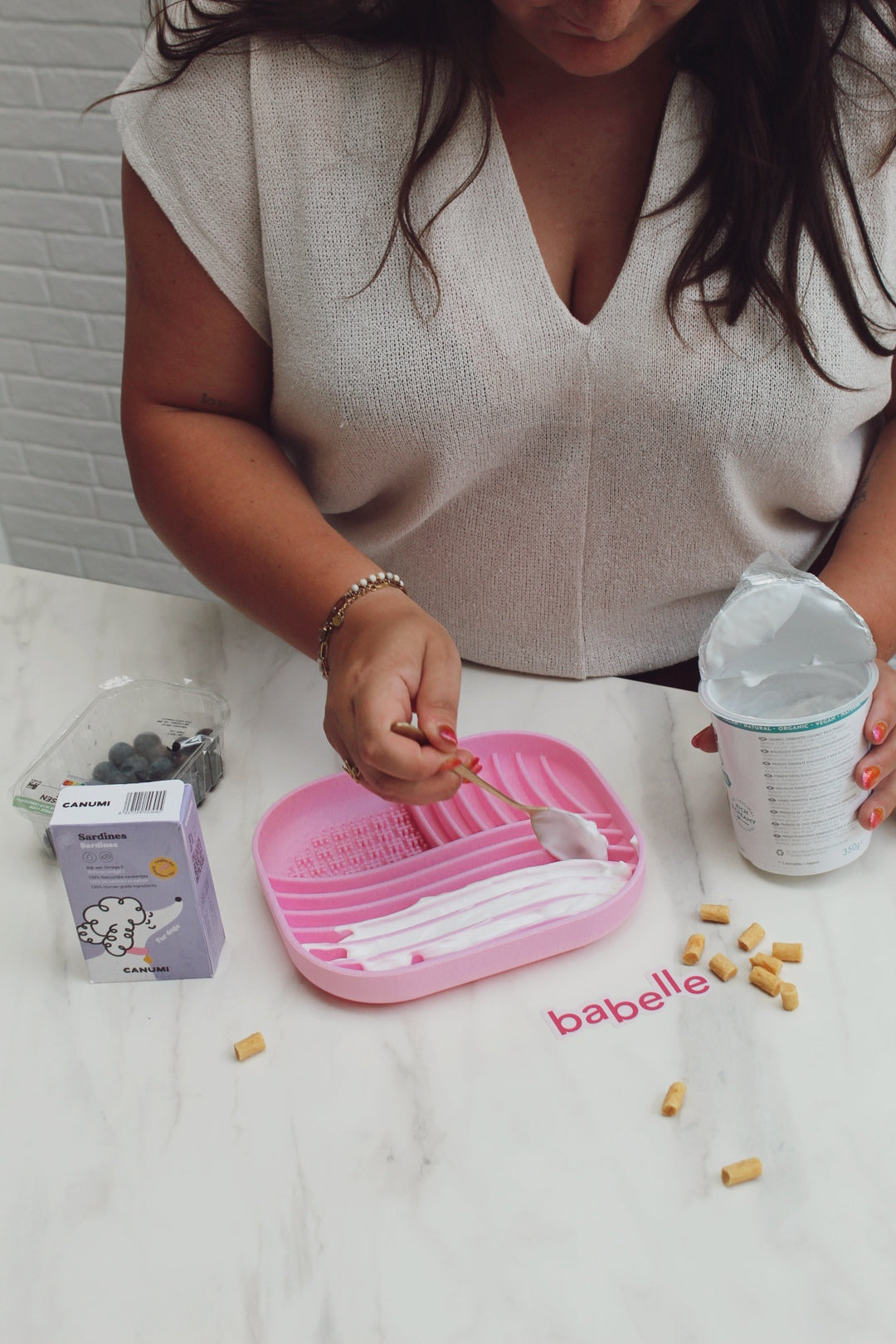 The Wavy Lickmat - Pink | Babelle - Babelle