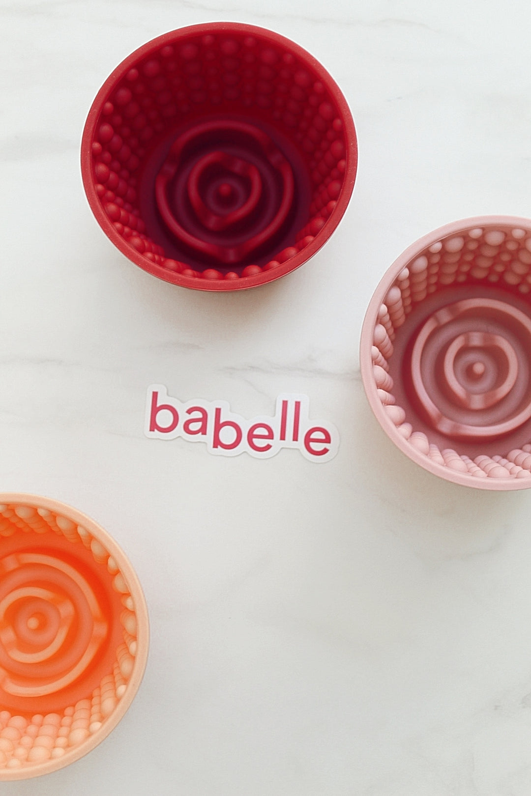 The Swirlie Lickbowl - Burgundy | Babelle - Babelle