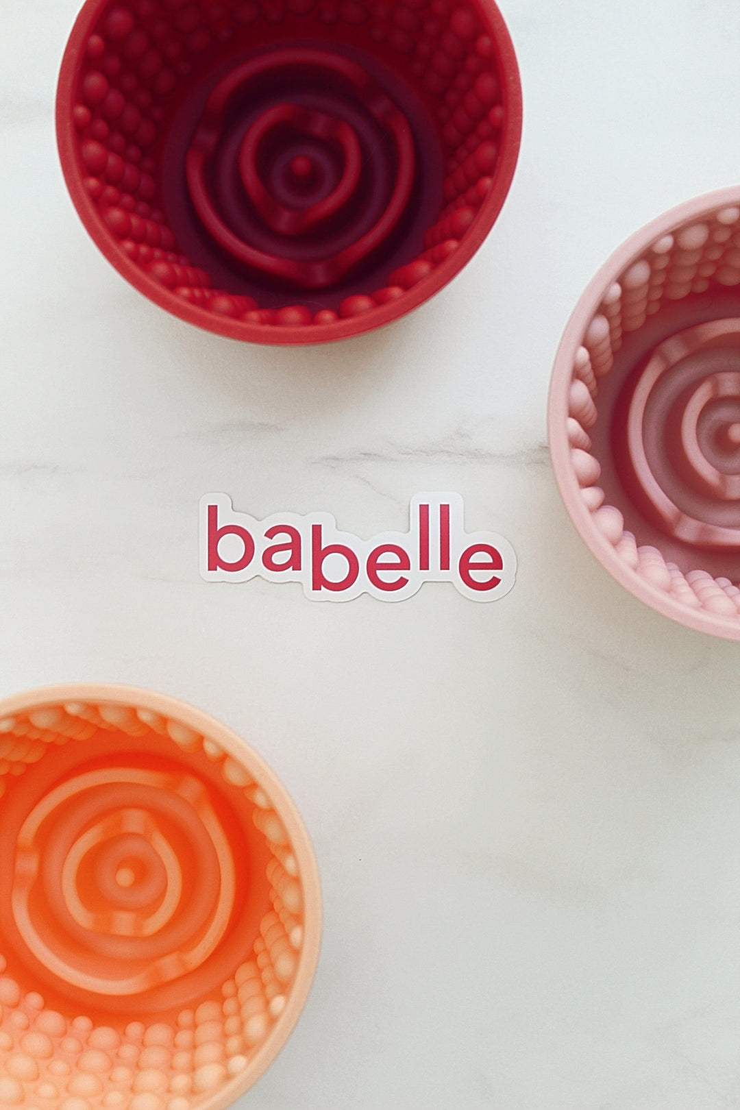 The Swirlie Lickbowl - Burgundy | Babelle - Babelle
