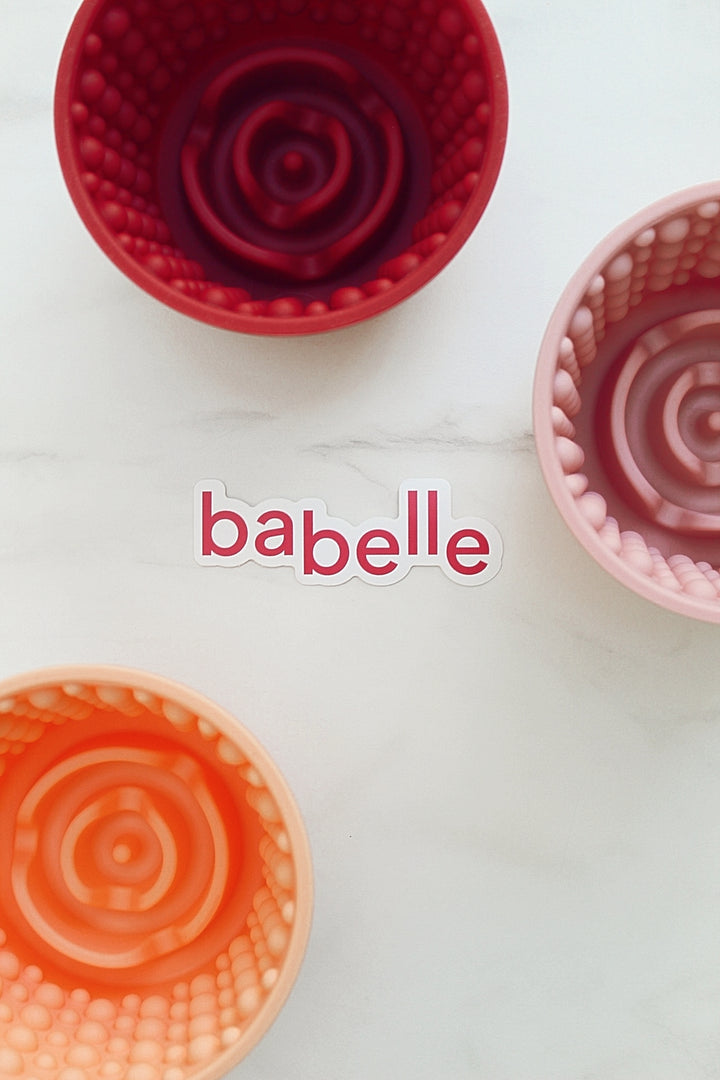 The Swirlie Lickbowl - Burgundy | Babelle - Babelle
