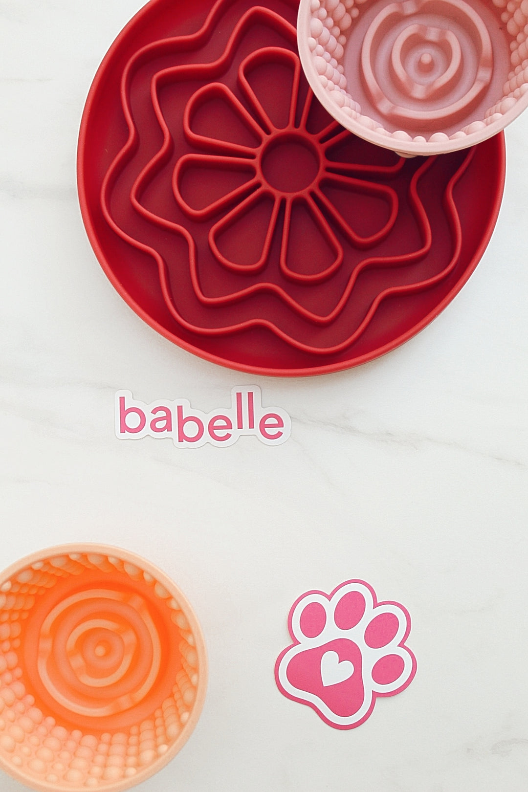 The Petal Lickmat - Burgundy | Babelle - Babelle