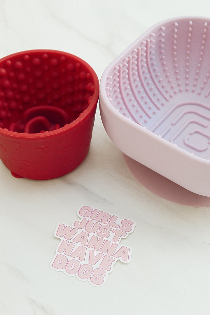 The Cube Lickbowl - Lilac | Babelle - Babelle
