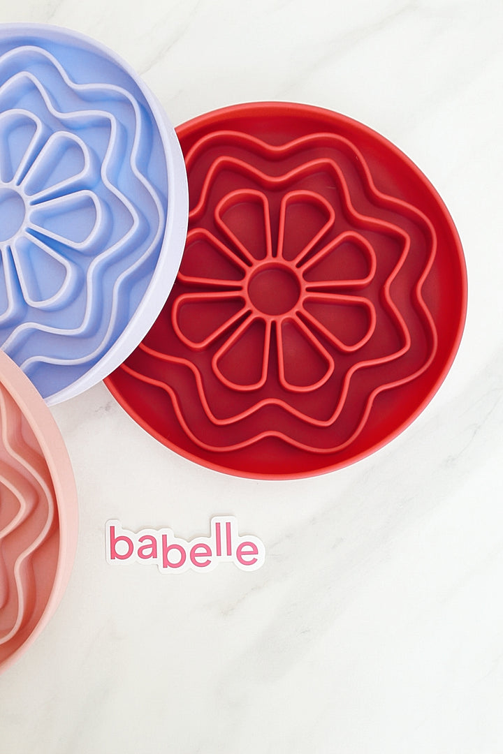 The Petal Lickmat - Burgundy | Babelle - Babelle