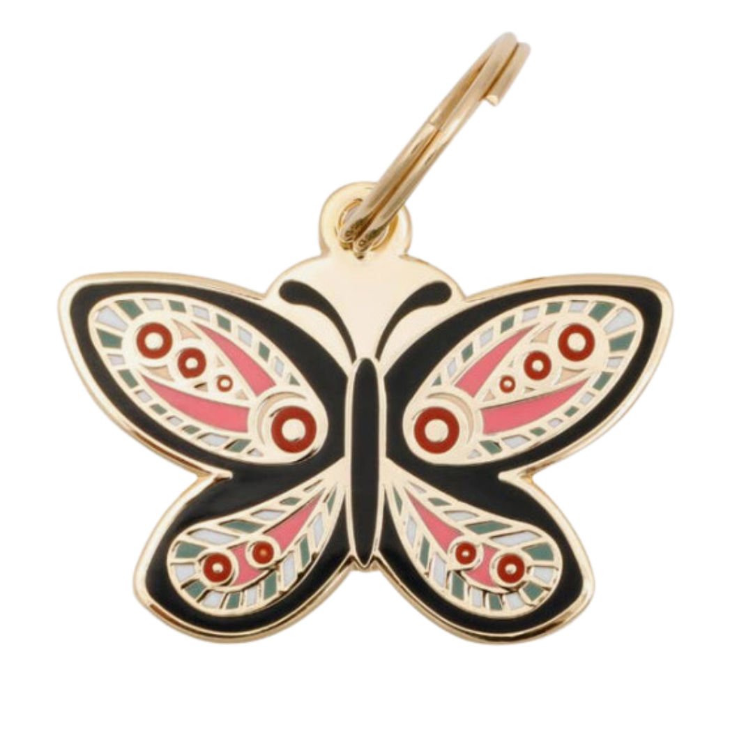 Butterfly tag | Two Tails Pet Company - Babelle