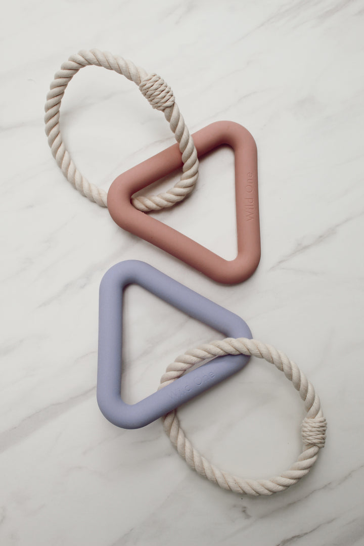 Lilac triangle tug toy   | Wild One - Babelle