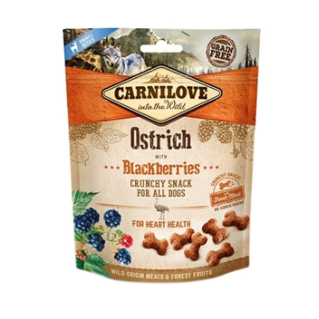 Struisvogel / Zwarte bes Crunchy Snack | Carnilove - Babelle