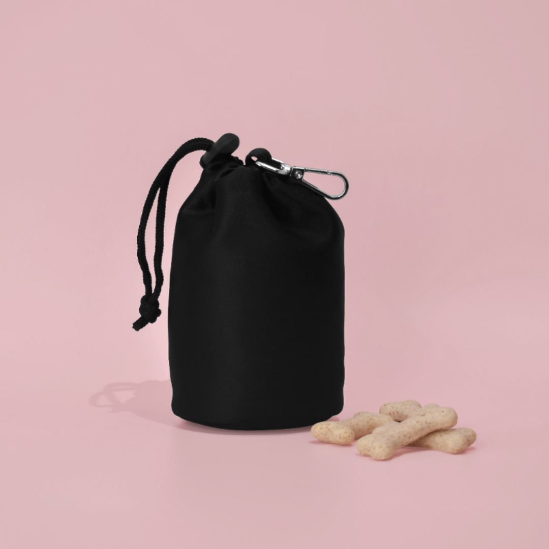 Black drawstring pouch | Cocopup - Babelle