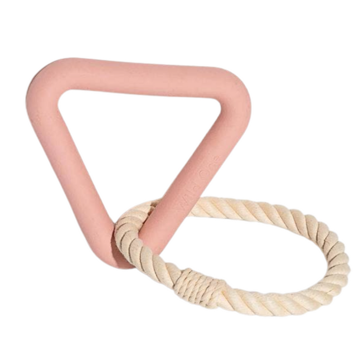 Blush triangle tug toy   | Wild One - Babelle