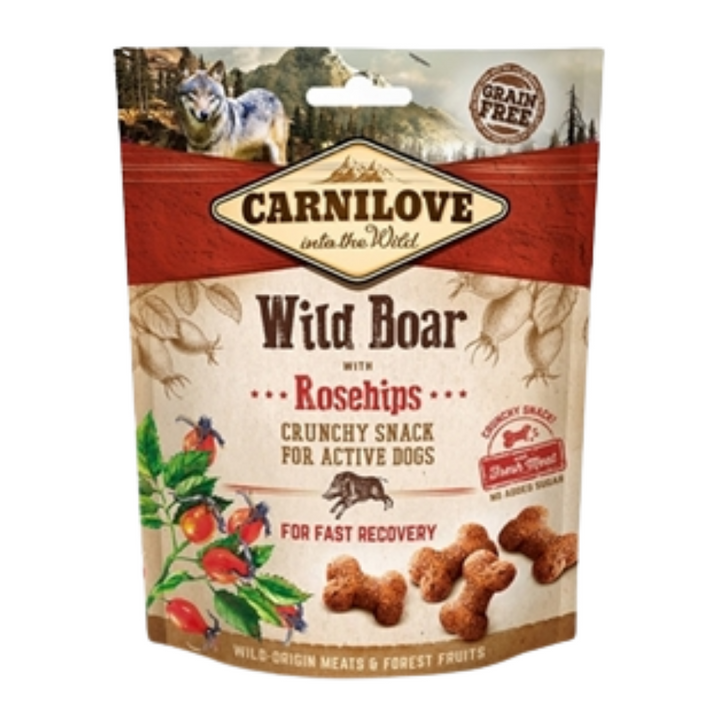 Everzwijn/ Rozenbottel Crunchy Snack | Carnilove - Babelle