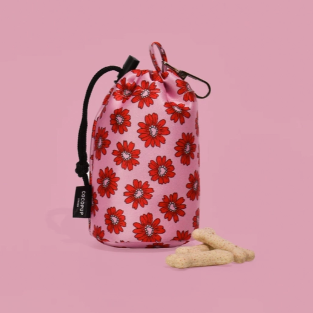 Red flowers pouch | Cocopup - Babelle