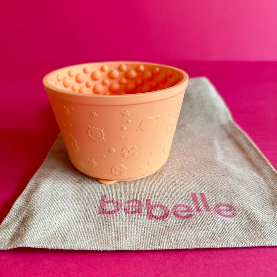 The Swirlie Lickbowl - Peach | Babelle - Babelle