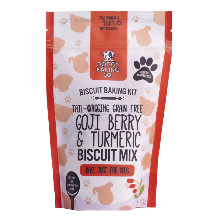 Goji Berry & Turmeric grain Biscuit mix | The Doggy Baking co - Babelle