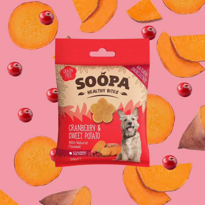 Cranberry & Sweet Potato Bites | Soopa - Babelle