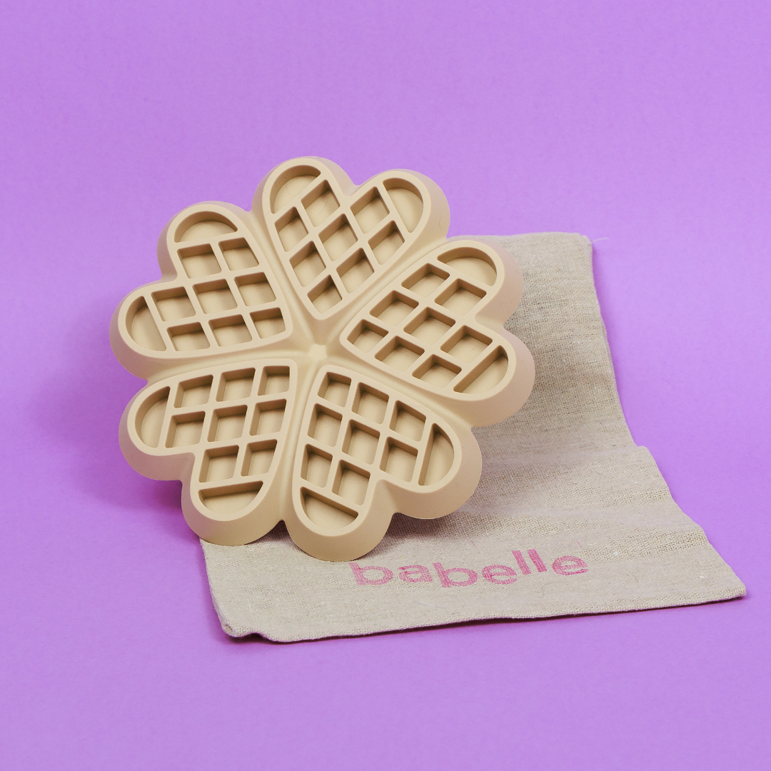 The Waffle Lickmat - Beige | Babelle - Babelle