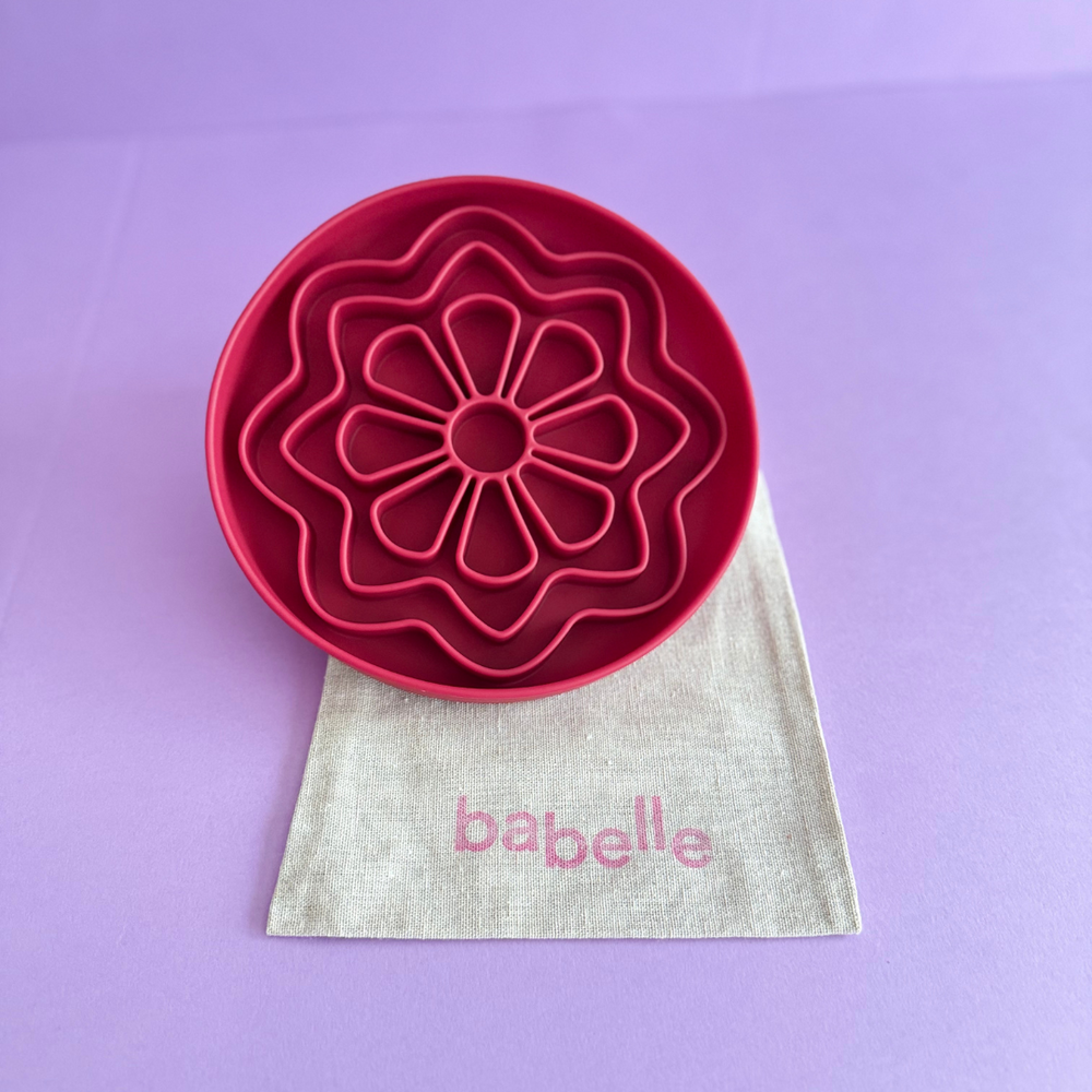 The Petal Lickmat - Burgundy | Babelle - Babelle