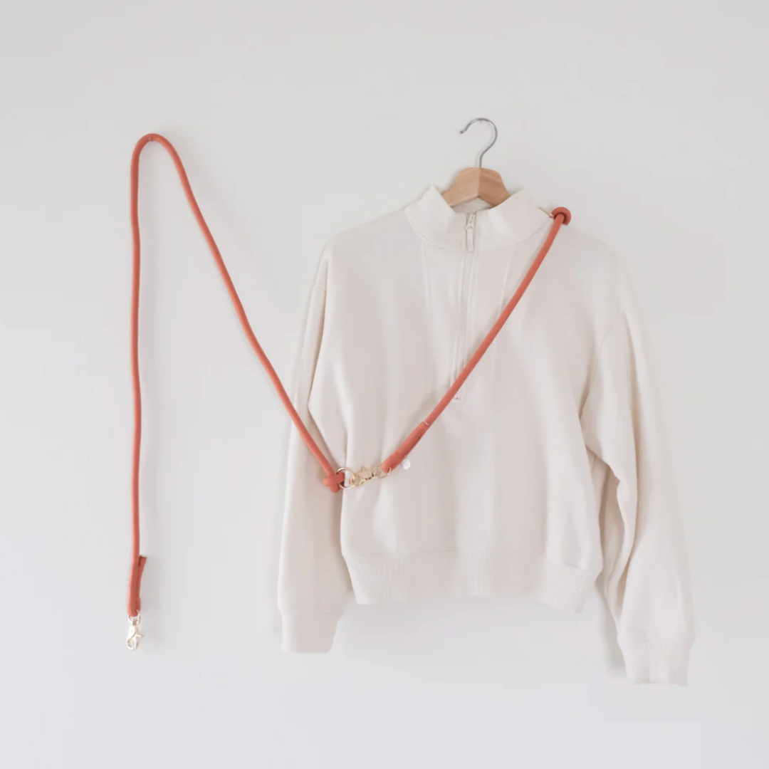 Terracotta Handsfree Leash | Furlou - Babelle