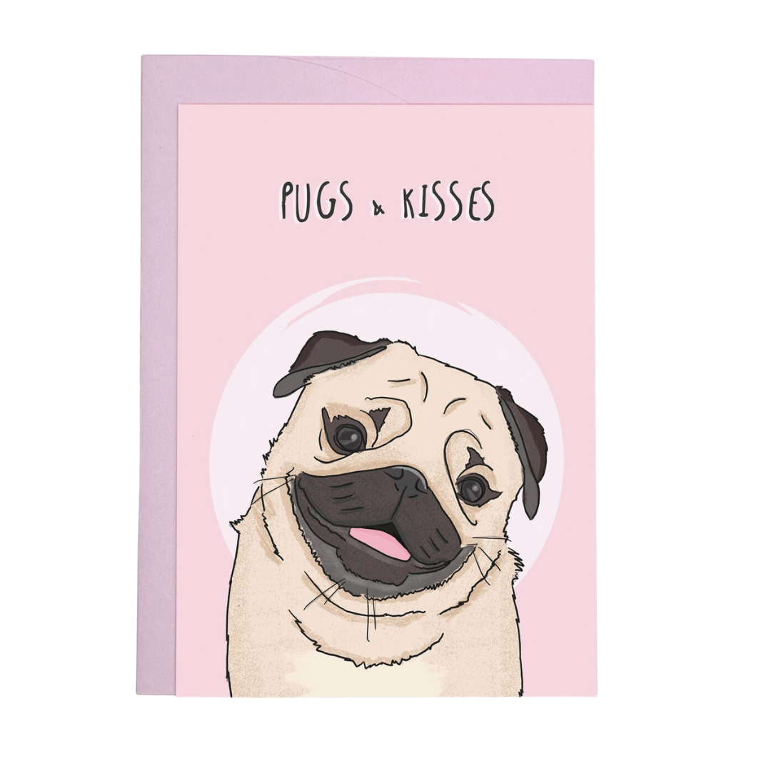 Pugs & Kisses | Kaart Blanche - Babelle